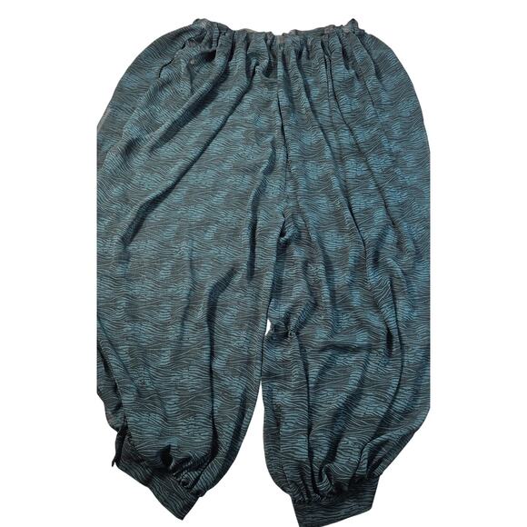 Free People Intimately More Chill Sleep Pants Sea Green S wide leg see through - Picture 3 of 9